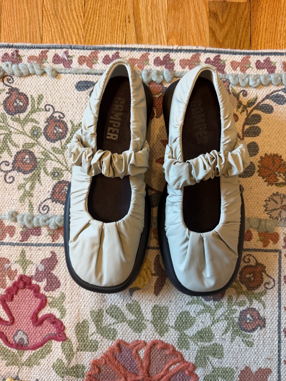 Camper Onda
Gray Textile Mary Jane Eu 38